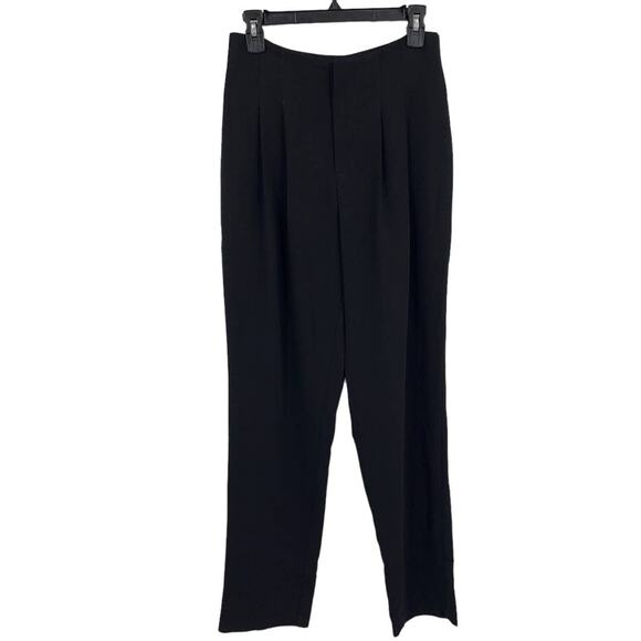 Cinq A Sept pants Ruthy High Rise Pleated Straight black size 4 - Picture 2 of 6